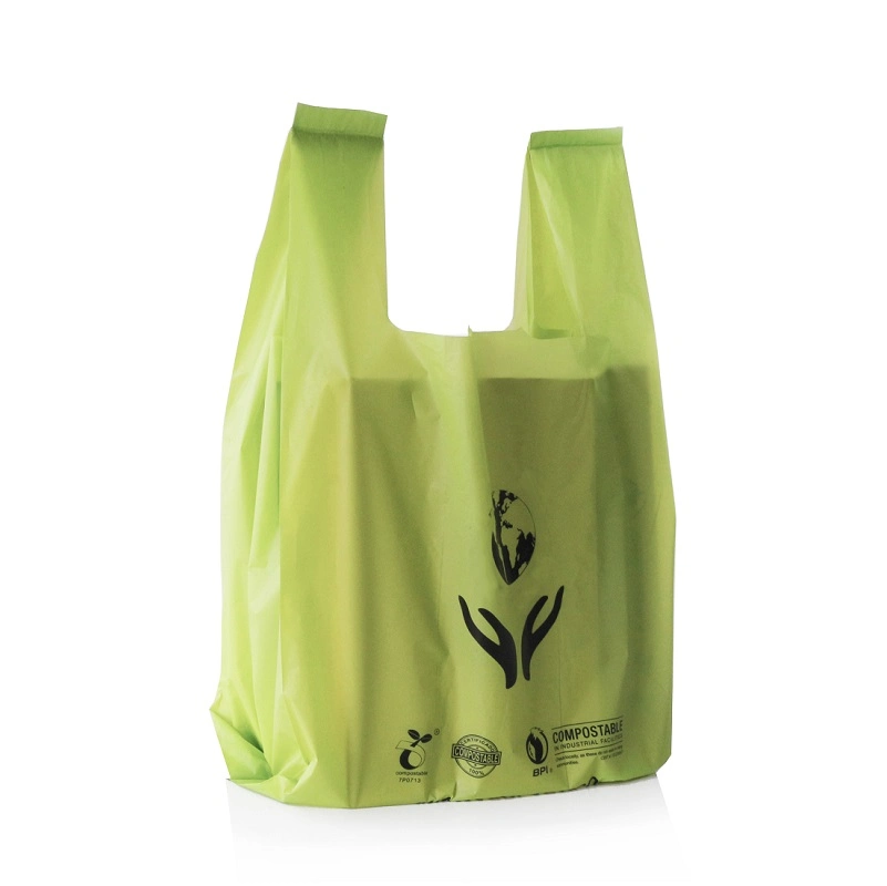 Eco Friendly 100% Biodegradable Plastic Shopping Corn Starch Garbage Compostable Mailing Bags with En13432/ASTM-D6400 Standard Pbat/PLA TUV Ok