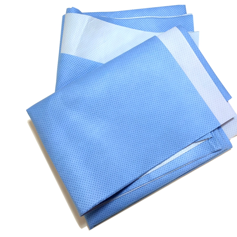 PE Film Laminated Hydrophilic Smpe Medical Nonwoven Fabric for Drape Reinforcement