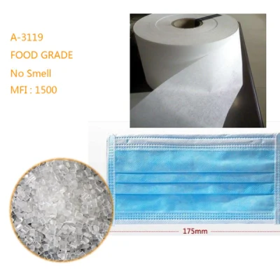 Materias primas plásticas de las sustancias químicas de la investigación Mfr 1500 Gránulo material soplado derretimiento de los PP