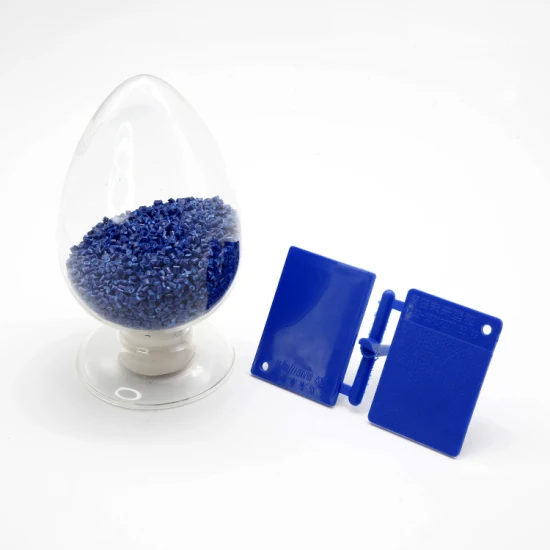 PP, ABS, PE, Pet, as, PC, Masterbatch azul Materia prima plástica para electrodomésticos/tuberías
